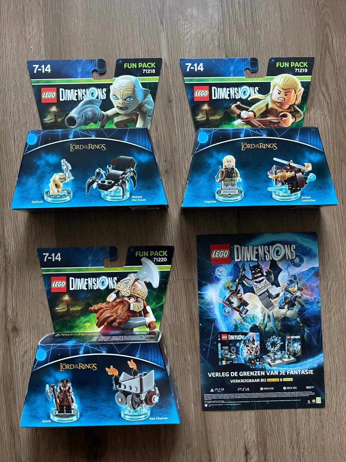 Lego Dimensions The Lord of the Rings Fun Packs Wave 1, Ophalen of Verzenden, Nieuw
