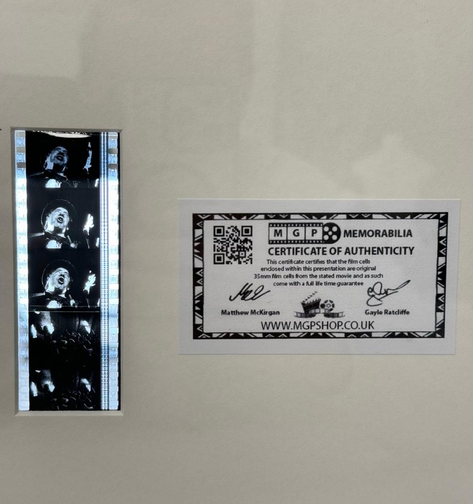 YOUNG FRANKENSTEIN 1974 Original 35mm Film Cell +Certificaat, Verzamelen, Ophalen of Verzenden, Zo goed als nieuw, H, H