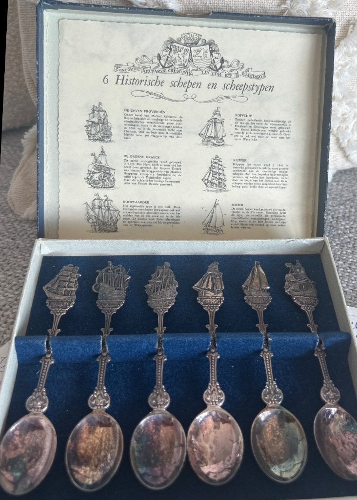 Lepeltjes 6 Historische schepen en scheepstypen, Ophalen of Verzenden