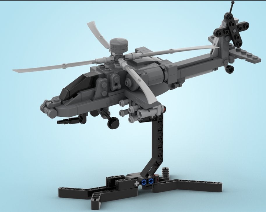 LEGO MOC: AH-64 Apache Gevechtshelikopter, MOC (eigen creatie), Overige thema's, Lego, Nieuw