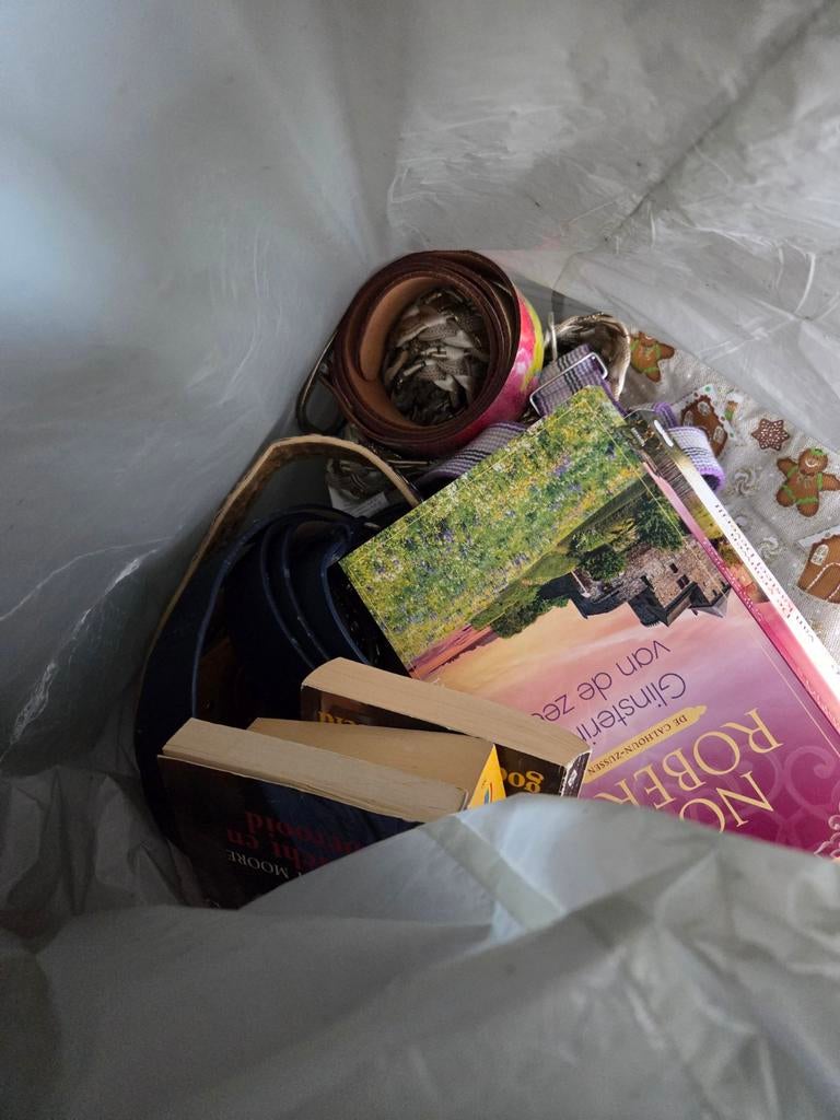 Zak riemen tassen boeken, Ophalen