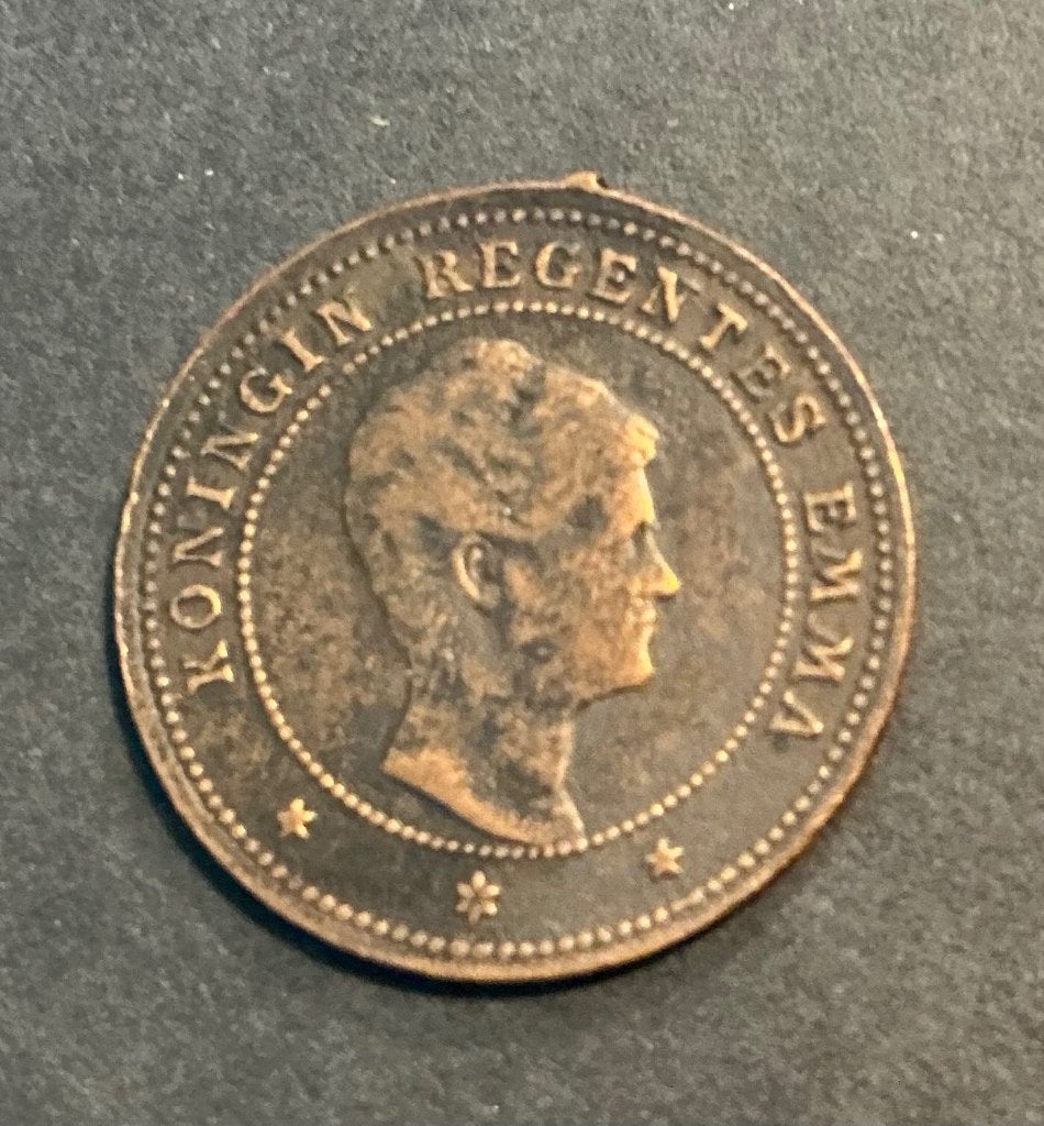 Gedenkpenning Koningin Regentes Emma & Wilhelmina 1890-1898, Verzenden, Overige materialen, Nederland