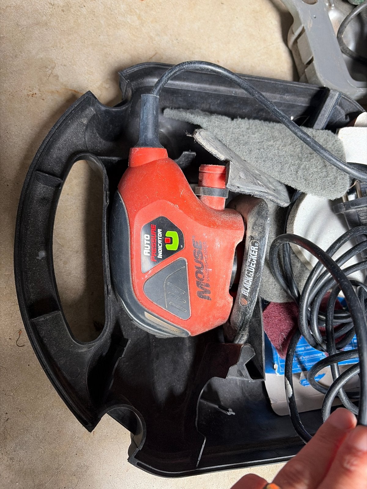Black & Decker Mouse schuurmachine - Compact en Krachtig, Doe-het-zelf en Verbouw, Gereedschap | Schuurmachines, Ophalen, Gebruikt