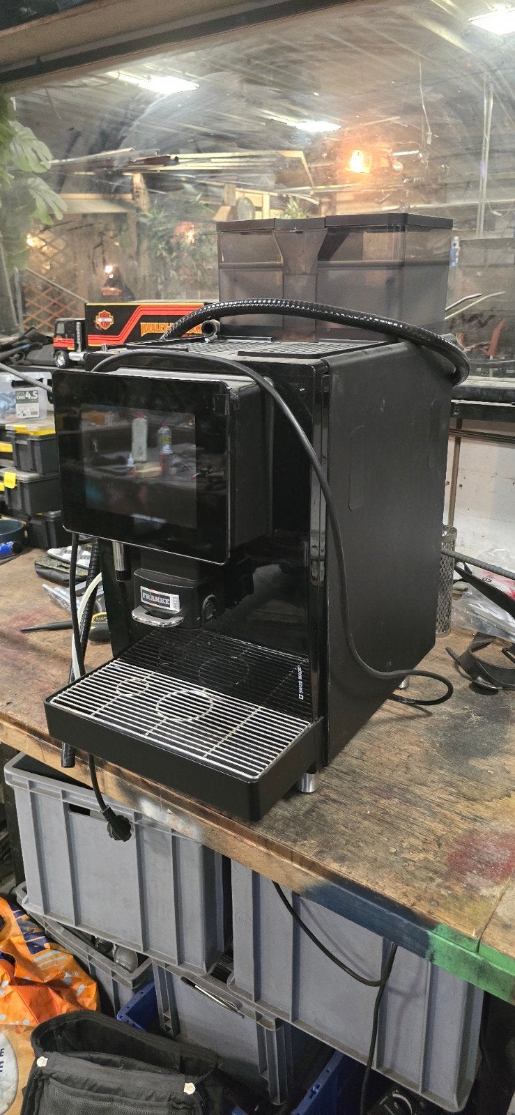 Franke 400a Professionele Koffiemachine, Gebruikt, 10 kopjes of meer, Koffiemachine, Koffiebonen