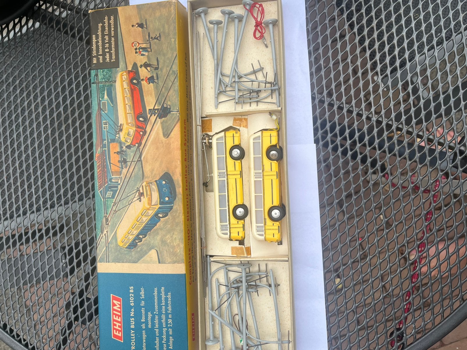 Eheim Brawa trolley bussen system 6102BS v marklin, Hobby en Vrije tijd, Modeltreinen | H0, Gebruikt, Ophalen of Verzenden, Märklin