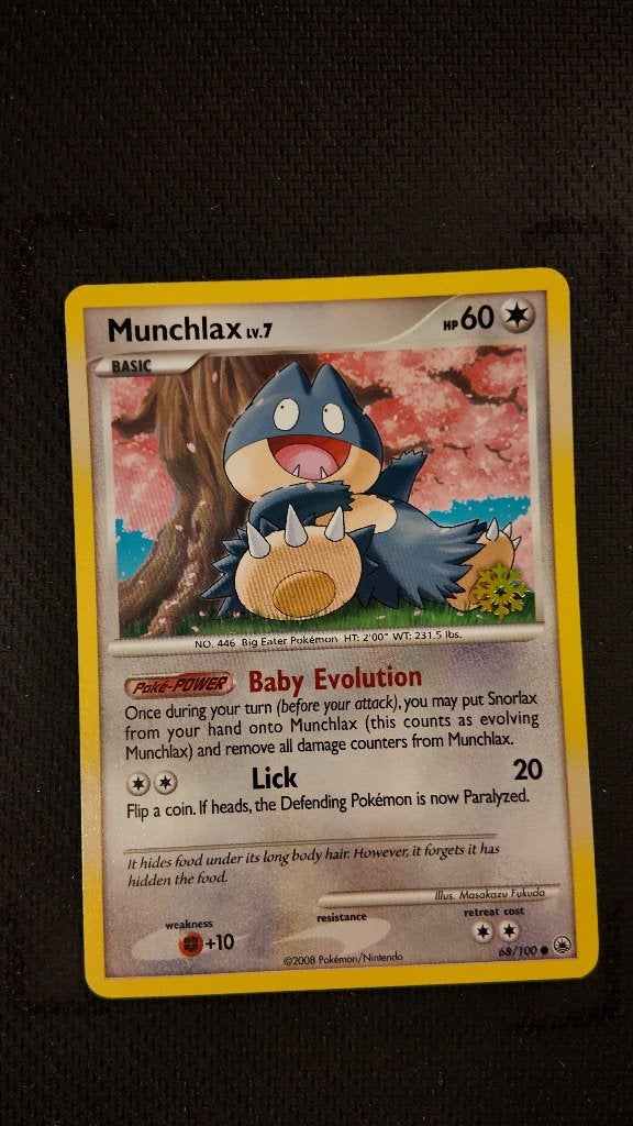 munchlax 1 68 snowflake | Pokemon kaart, Ophalen, Zo goed als nieuw, Losse kaart
