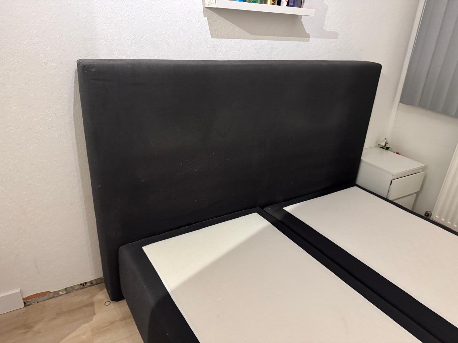 Tweepersoonsbed met matrassen - Zo goed als nieuw, Ophalen, Tweepersoons, 140 cm, Zo goed als nieuw