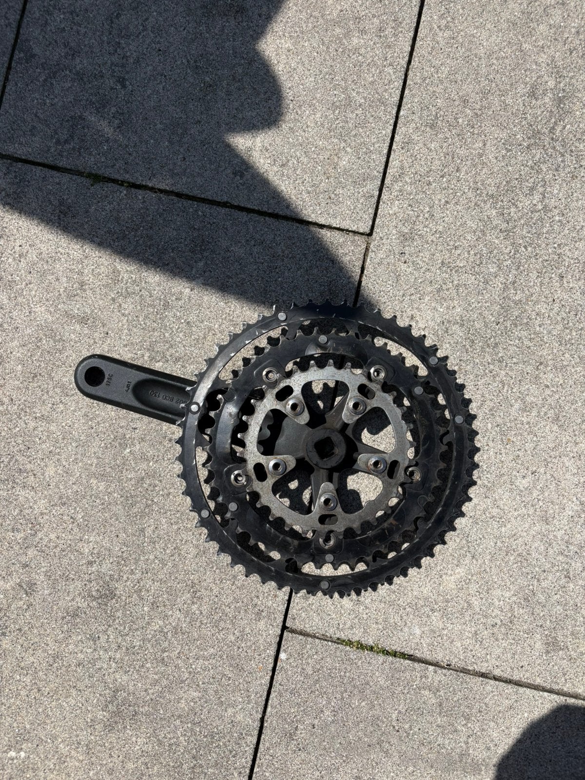Fietsonderdelen, Crankstel of Pedalen, Gebruikt, Ophalen of Verzenden, Aluminium