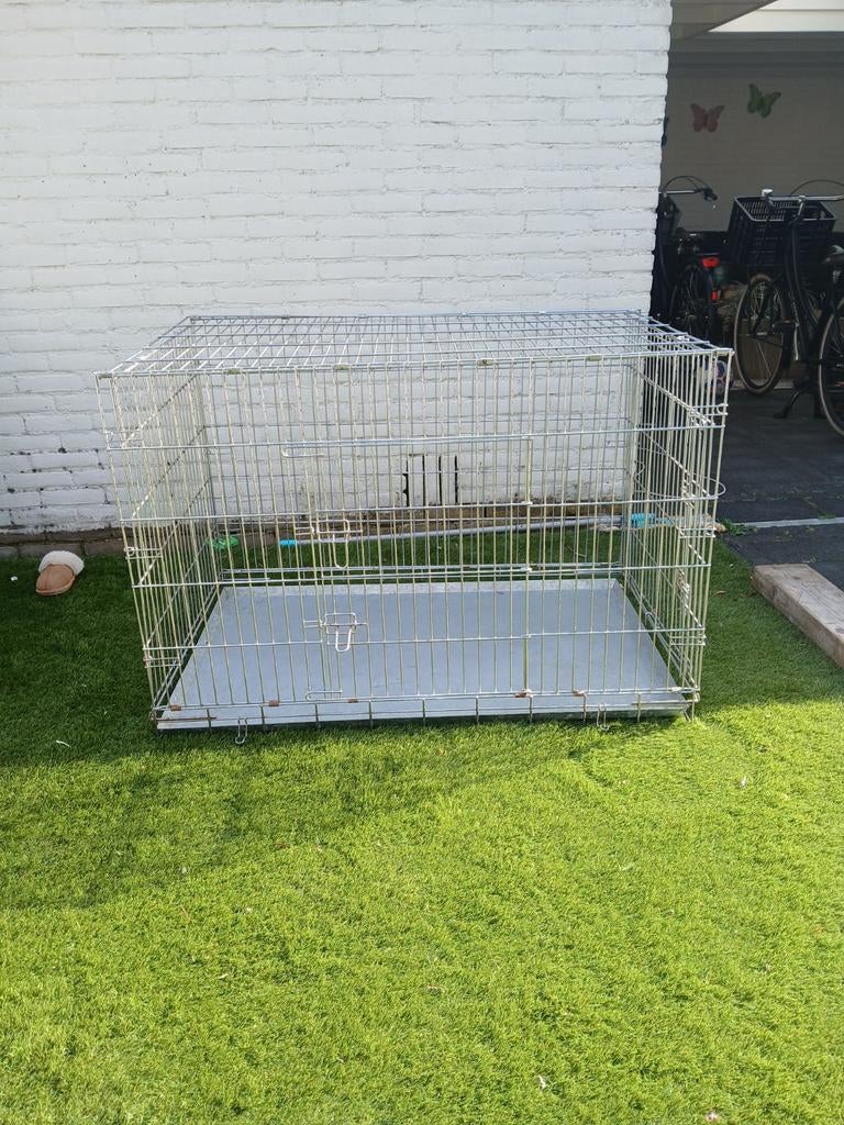 Grote honden bench, Dieren en Toebehoren, Ophalen, Zo goed als nieuw, 75 tot 110 cm, 65 tot 100 cm