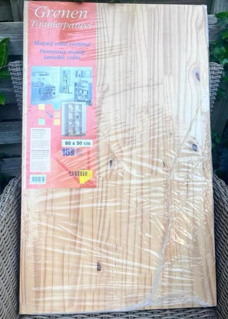 Nieuw Grenen Timmerpaneel 80x50 cm - Massief Verlijmd, Ophalen, Minder dan 25 mm, Grenen, Overige typen