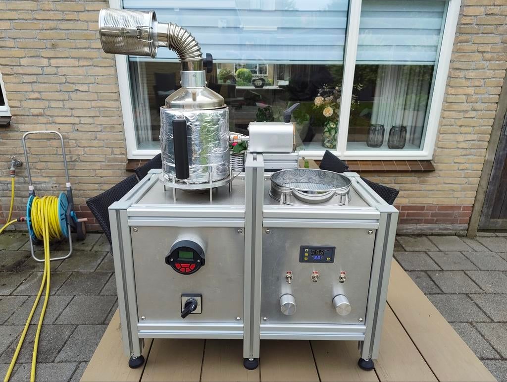 Koffiebrander, Ophalen