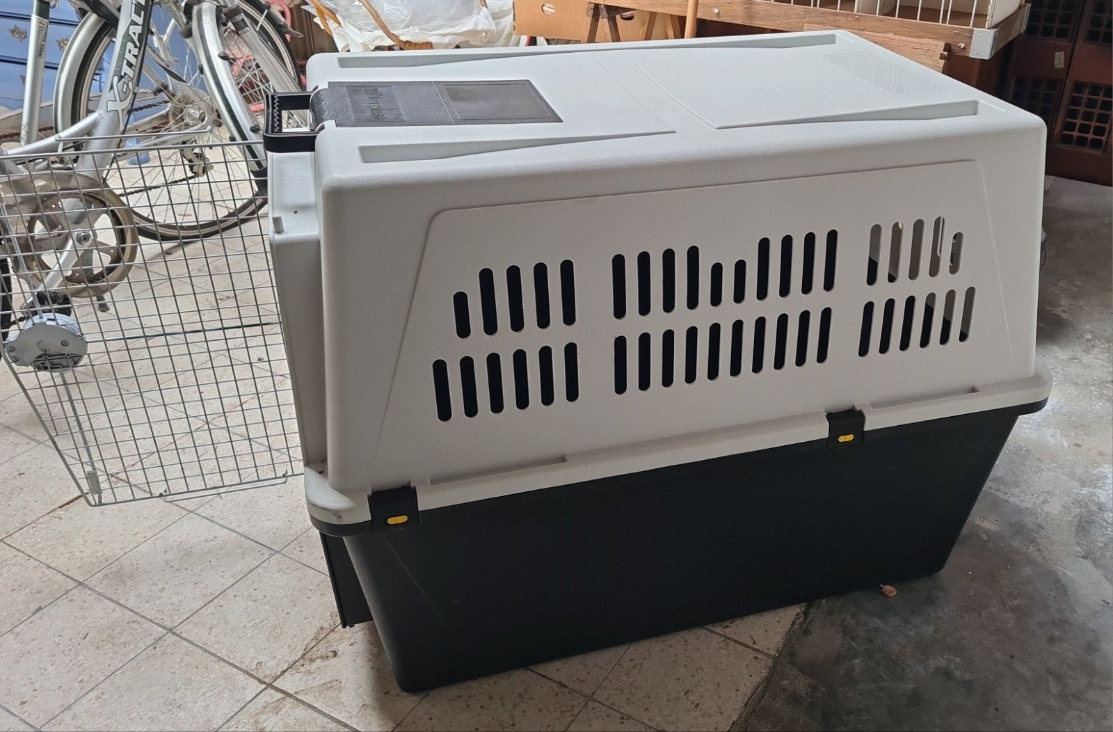 Grote honden transportbox reisbench ATLAS 70 iATA goedgekeur, Dieren en Toebehoren, Ophalen, Zo goed als nieuw
