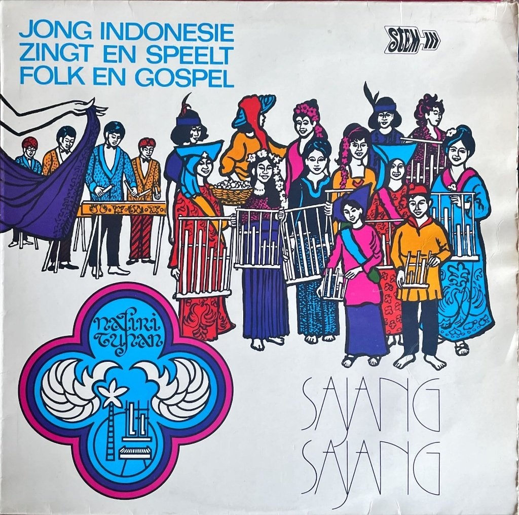 Sajang Sajang- Jong Indonesie Zingt En Speelt Folk En Gospel, LP, Gebruikt, Inclusief binnenhoes, Ophalen of Verzenden