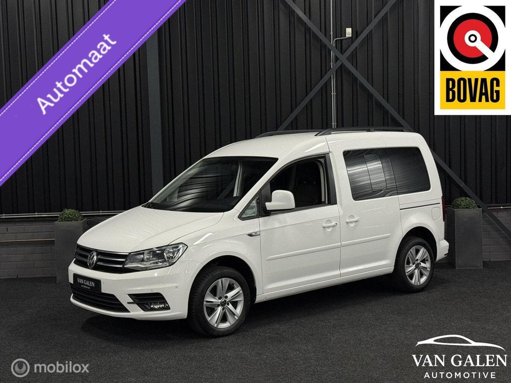 Volkswagen Caddy Combi 1.4 TSI DSG Highline|Vol optie's!, 12 maanden, 125 pk, Gebruikt, Wit