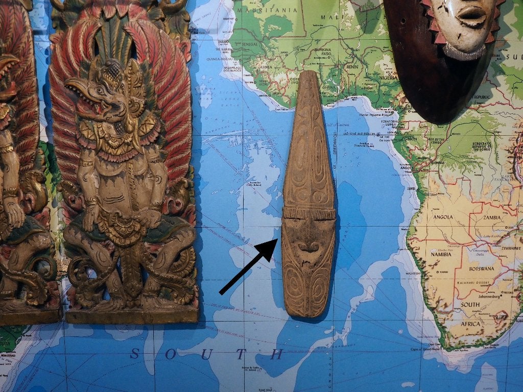 Houtsnijwerk Noordelijk Sepik grasland PNG (170703-05), Antiek en Kunst, Kunst | Niet-Westerse kunst, Hout, Papoea-Nieuw-Guinea