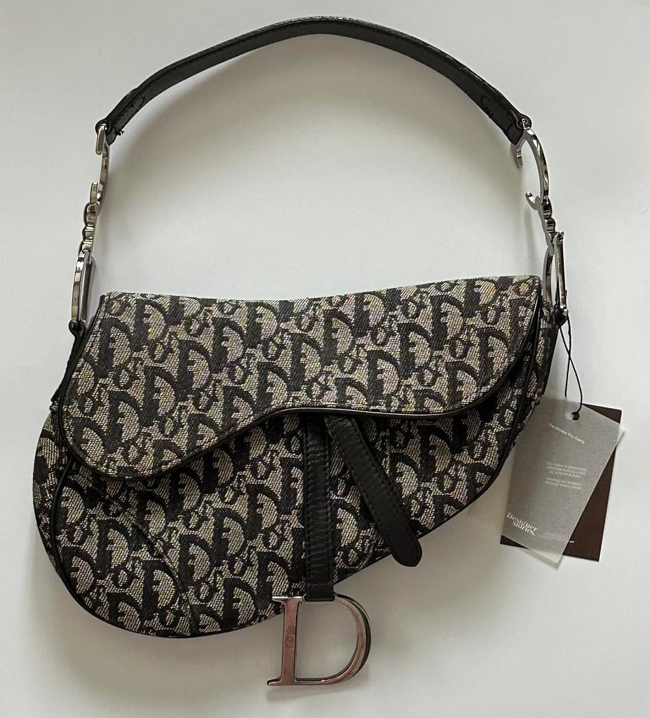 Dior saddle bag, Ophalen, Zo goed als nieuw, Zwart, Schoudertasje