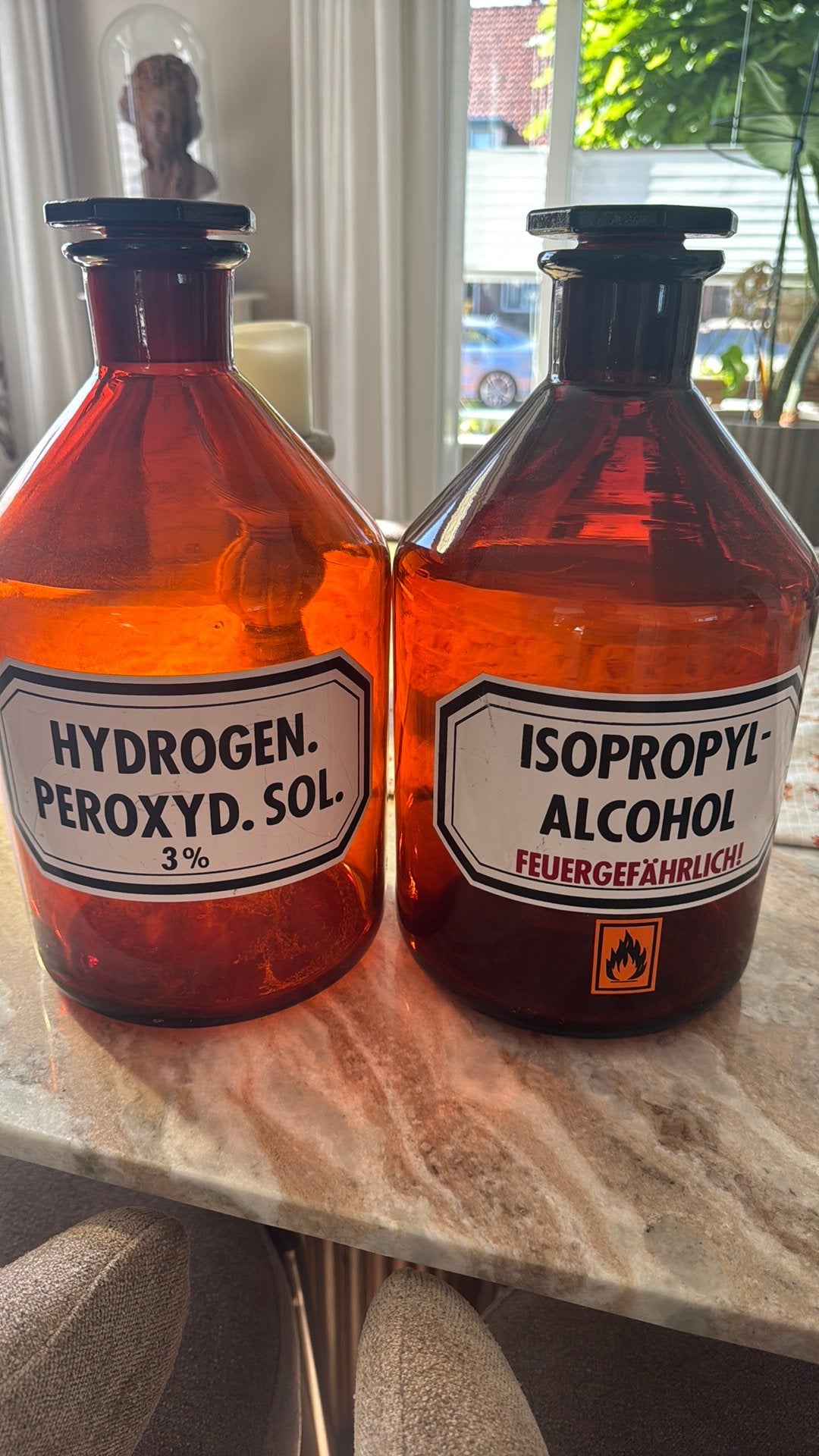 XXL apothekers potten, Ophalen