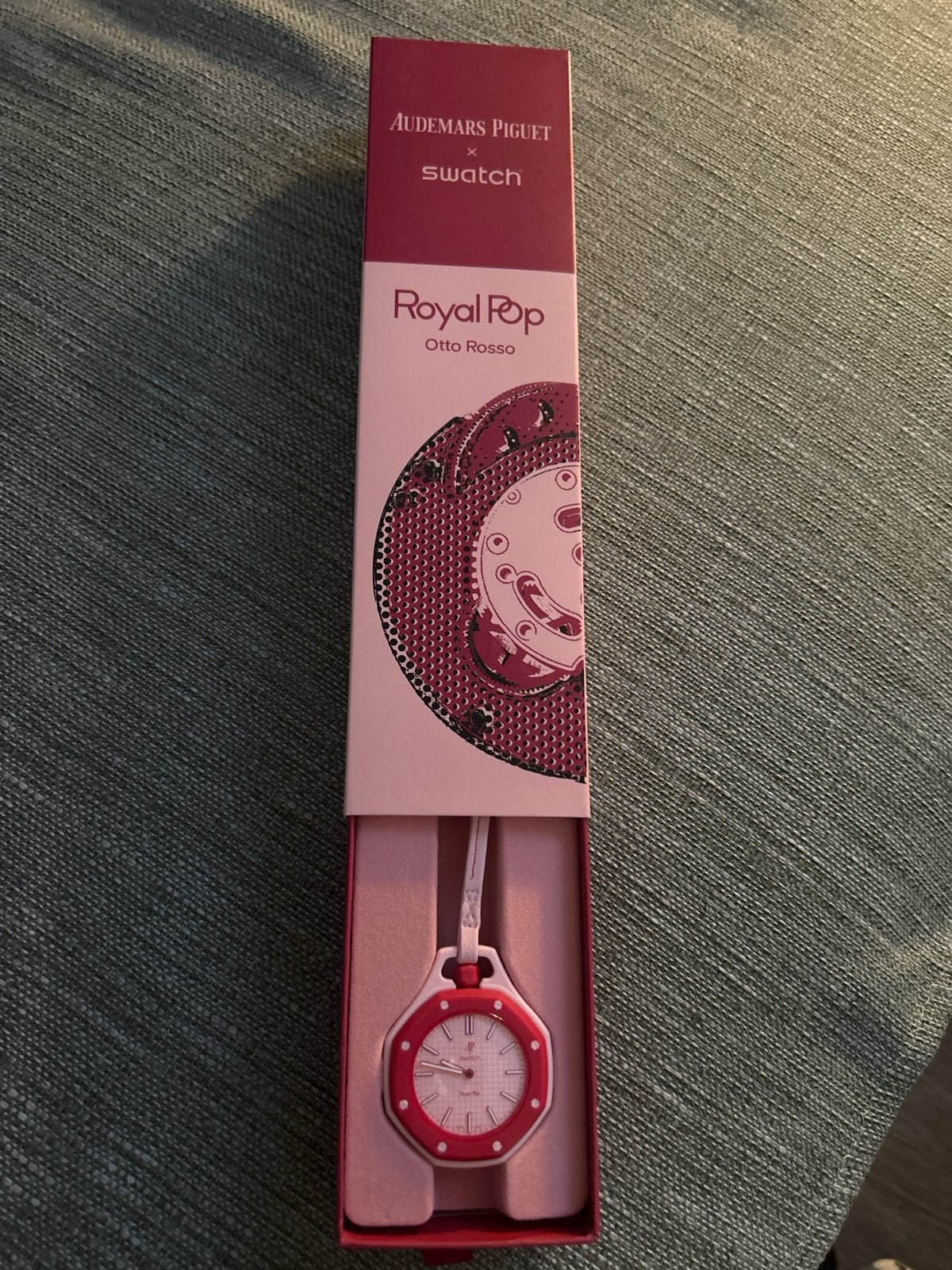Audemars Piguet x Swatch Royal Pop Otto Rosso Zakhorloge, Sieraden, Tassen en Uiterlijk, Horloges | Dames, Overige merken, Nieuw