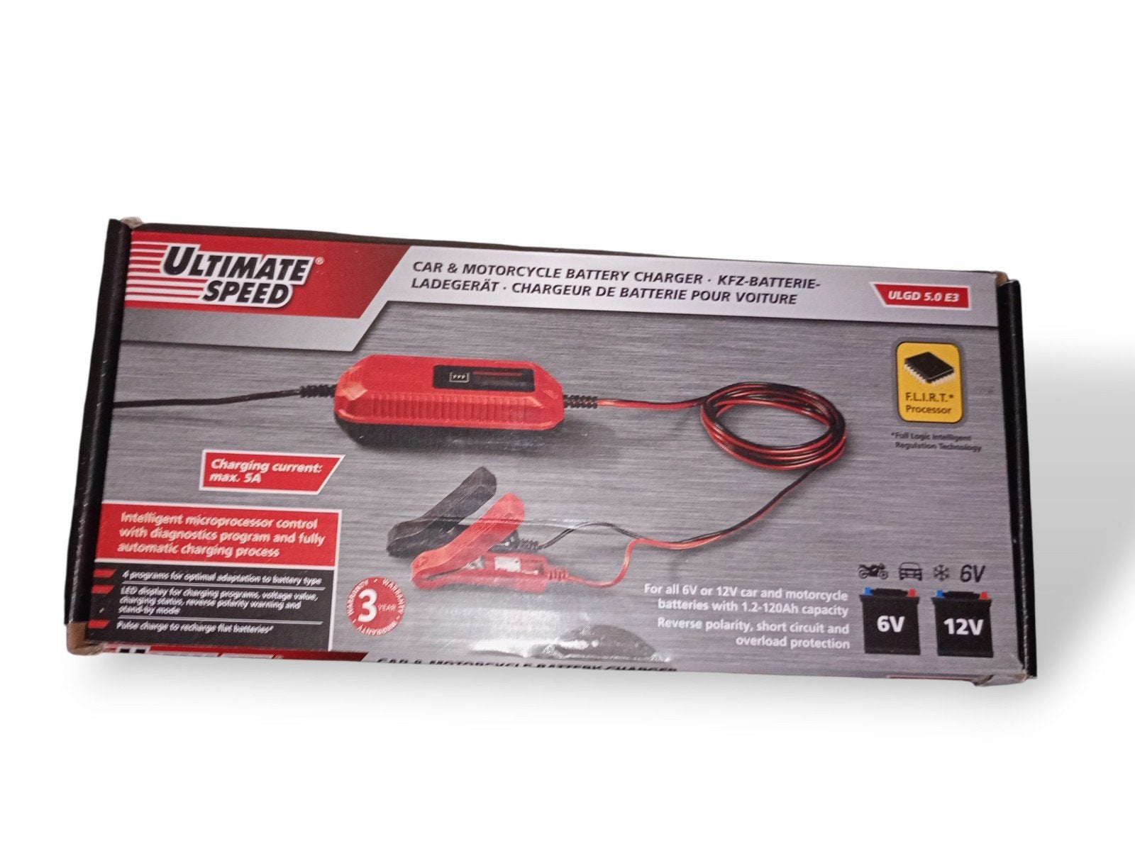 Nieuwe Ultimate Speed Acculader 6V/12V - ULG D 5.0 E3, Auto-onderdelen, Nieuw