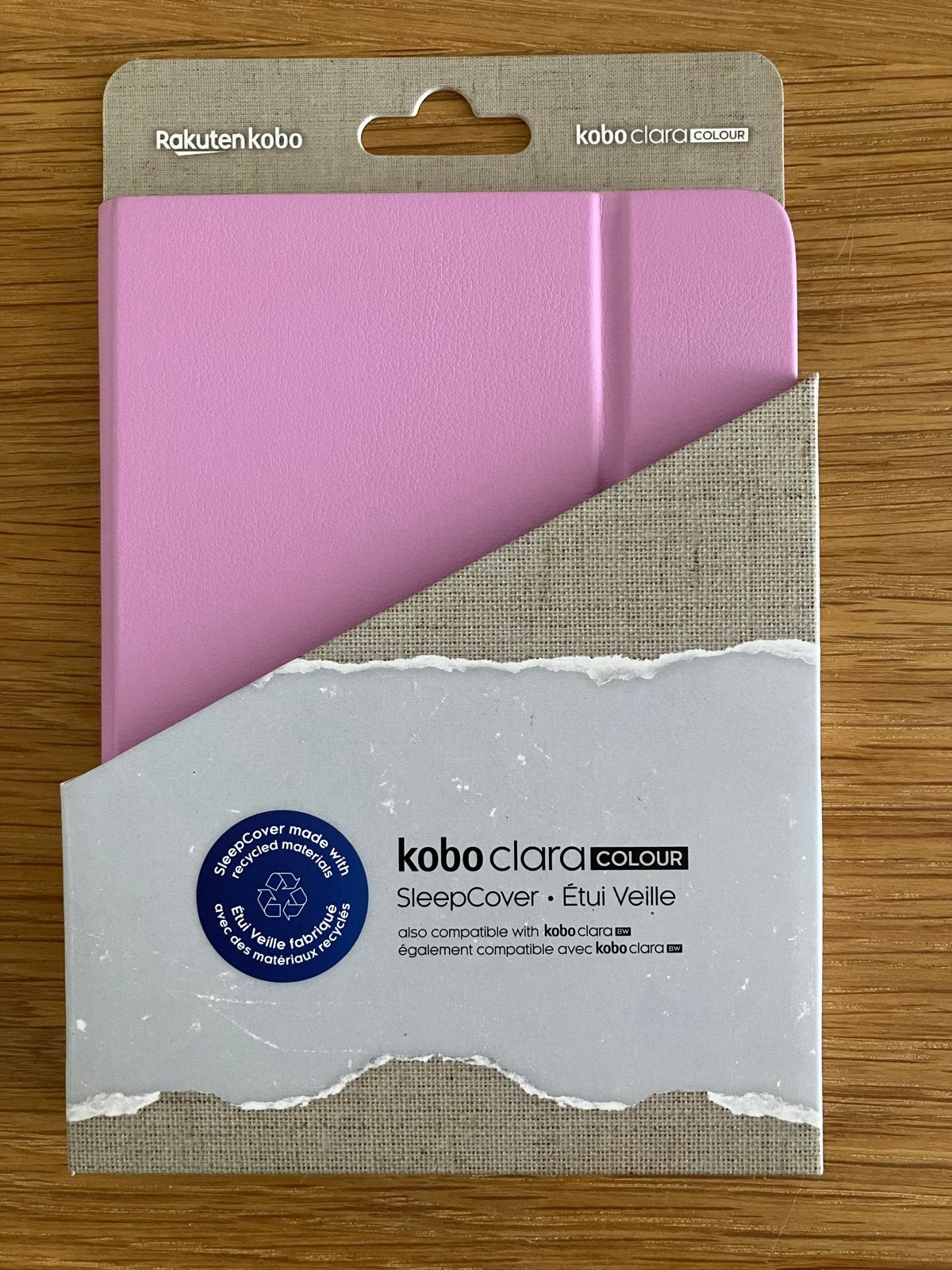 Kobo Clara Colour SleepCover - Roze (Zo goed als nieuw), Ophalen of Verzenden, Zo goed als nieuw