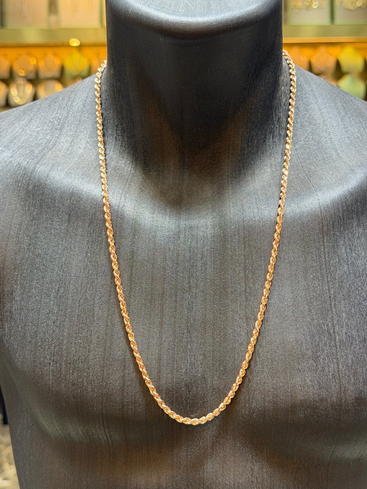 14KT Goud - 32.45 Gram - Ketting - ROPE, Sieraden, Tassen en Uiterlijk, Kettingen, Ophalen, Nieuw, Goud