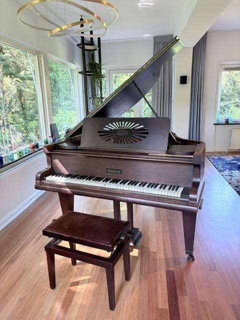 Prachtige Steinbach-vleugel te koop, Muziek en Instrumenten, Piano's, Ophalen, Gebruikt, Bruin, Vleugel