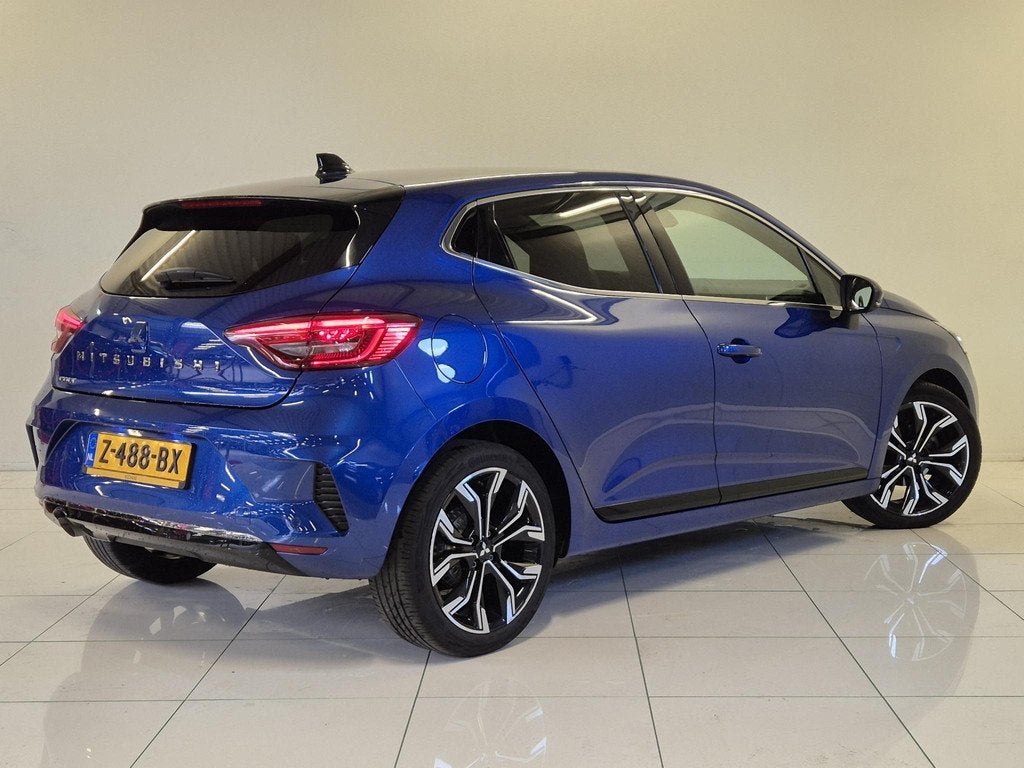 Mitsubishi Colt 1.0T MT First Edition | Navigatie | Achterui, Voorwielaandrijving, Gebruikt, Blauw, Leder en Stof