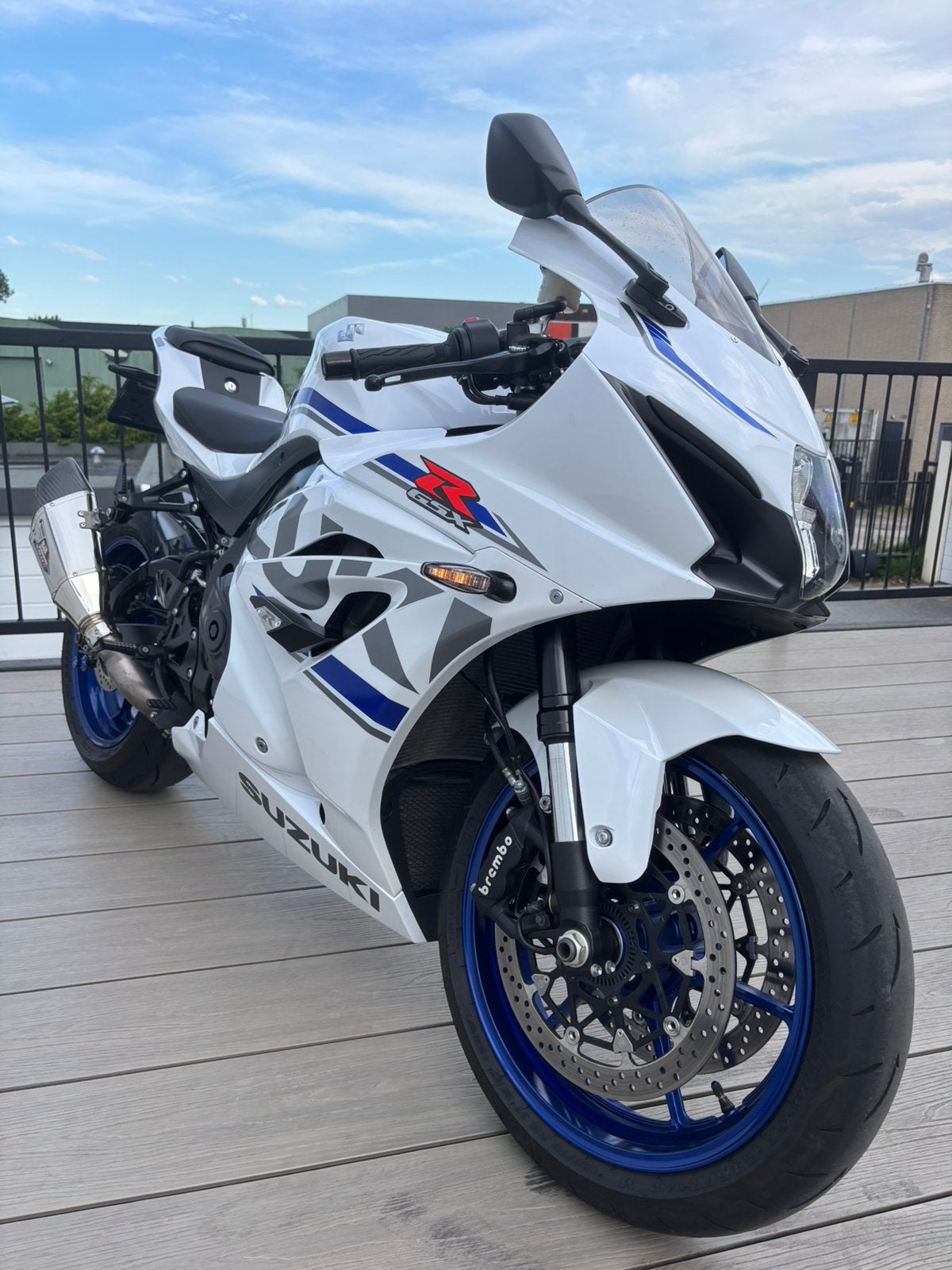 Suzuki GSXR 1000 White Pearl | 2021 | 202 PK | 17.221 km, Motoren, Motoren | Suzuki, Super Sport, LED Verlichting, Particulier