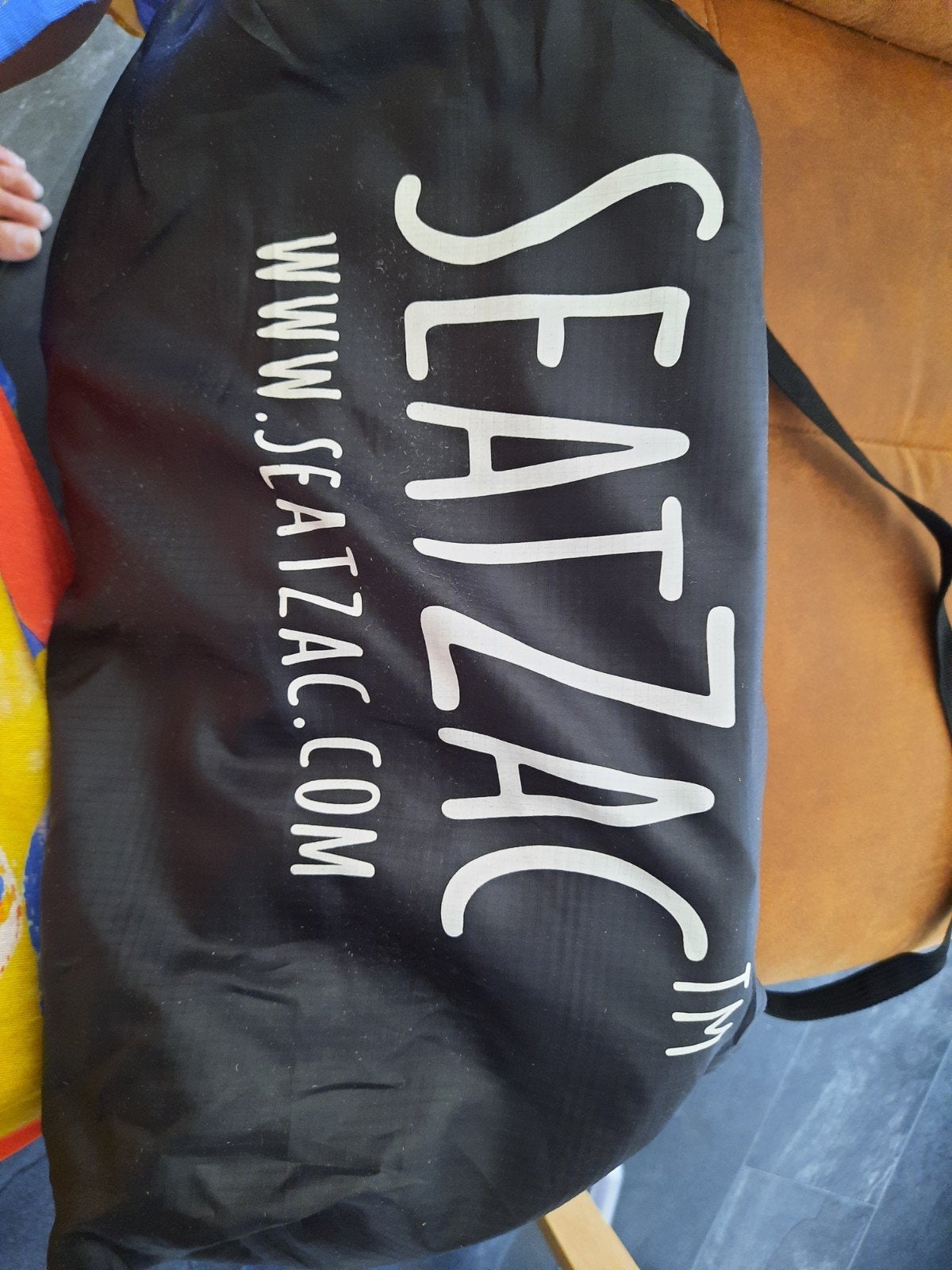 SeatZac Classic Black - Opblaasbare Loungestoel, Ophalen of Verzenden, Nieuw