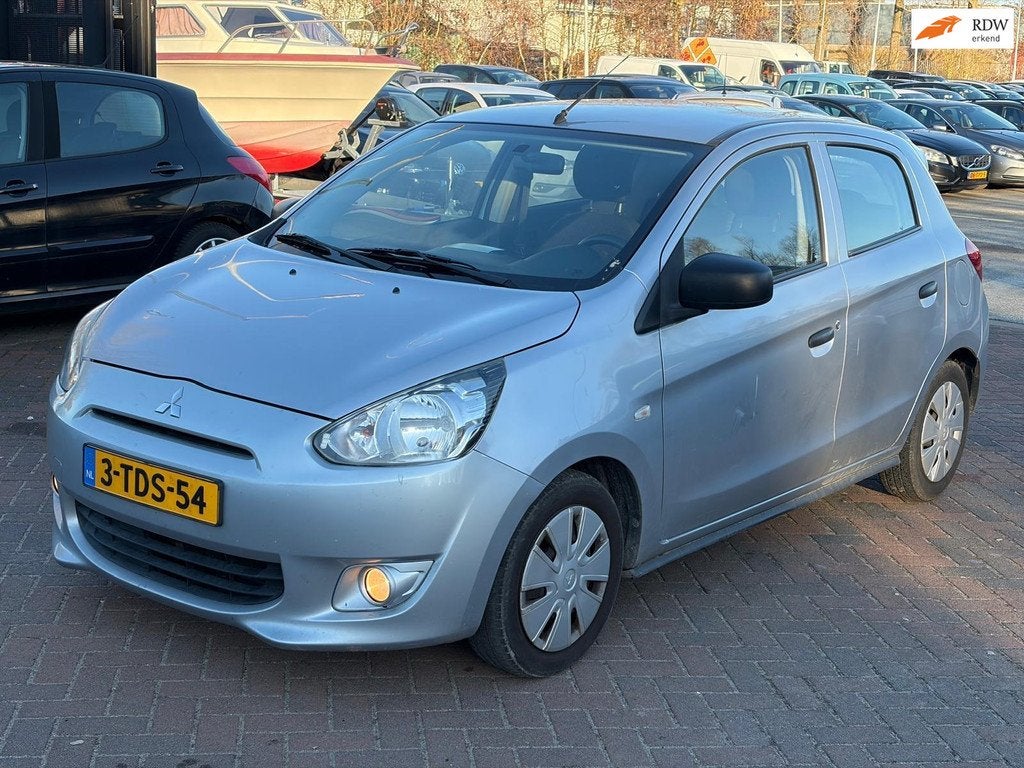 Mitsubishi Space Star 1.0 Inform Airco! LPG/GAZ 2014! EXPORT, Auto's, Mitsubishi, Voorwielaandrijving, Euro 5, Gebruikt, Start-stop-systeem