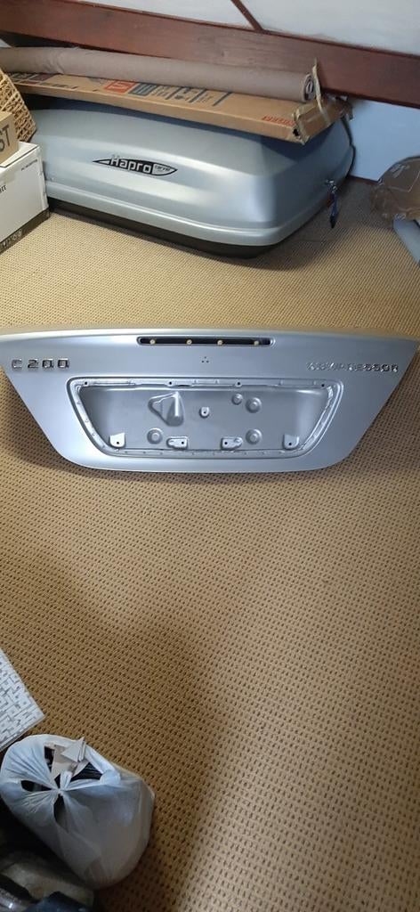 Achterklep Mercedes W203 C200 Kompressor zilvergrijs, Ophalen, Gebruikt, Achterklep, Mercedes-Benz