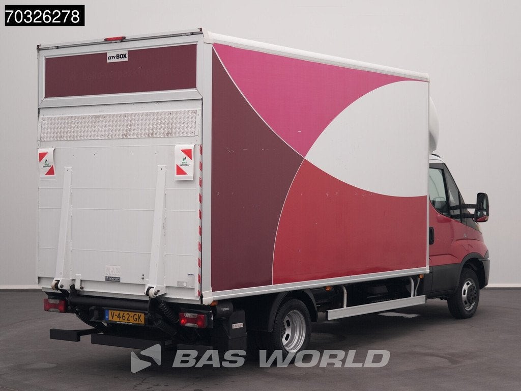 Iveco Daily 40C15 3.0L 1000KG XL Laadklep Dubbellucht 150PK, Stof, Gebruikt, Euro 6, Wit
