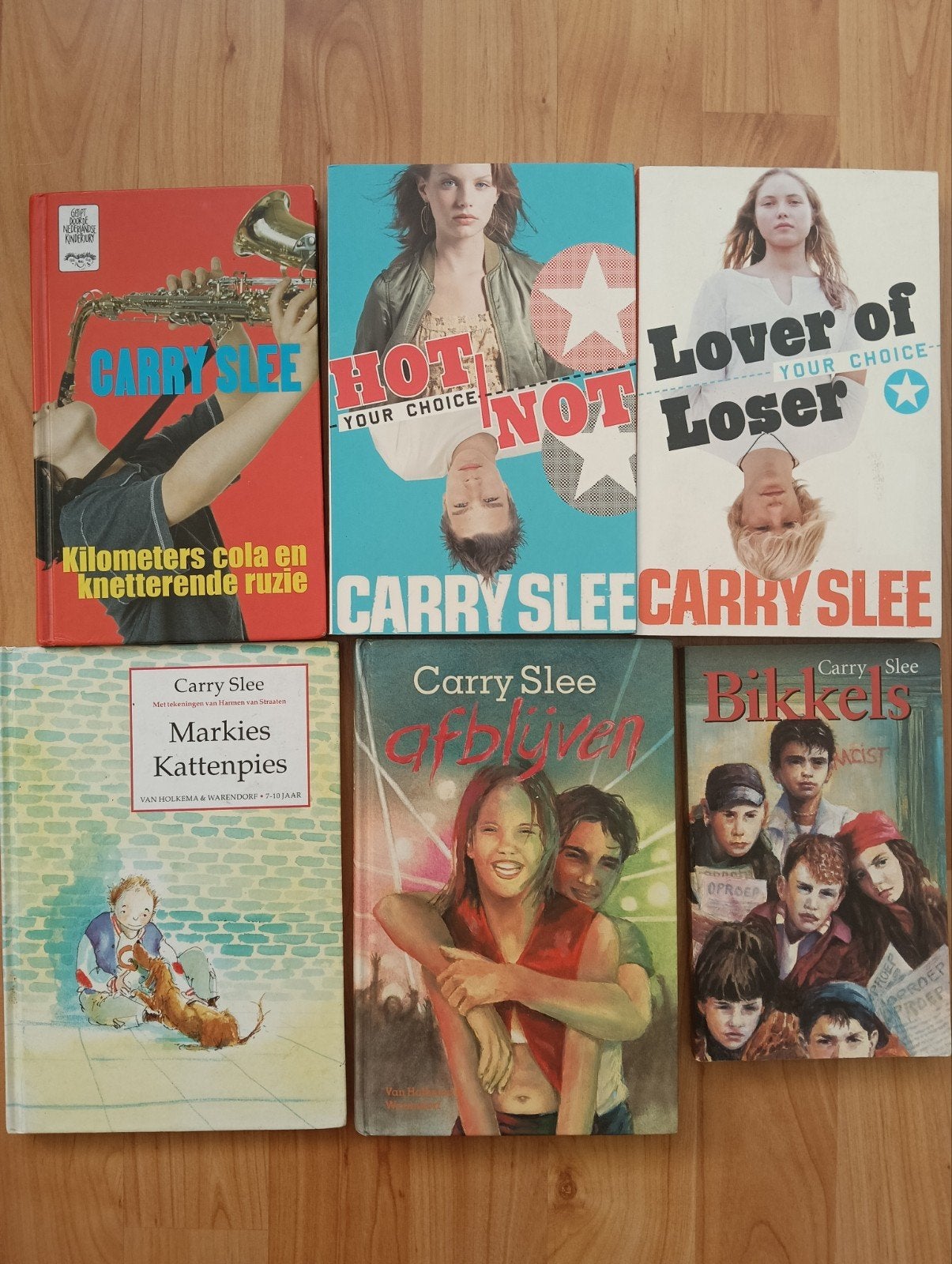Carry Slee Boeken Collectie - 6 Jeugdboeken, Ophalen of Verzenden, Gelezen, Carry Slee, Fictie