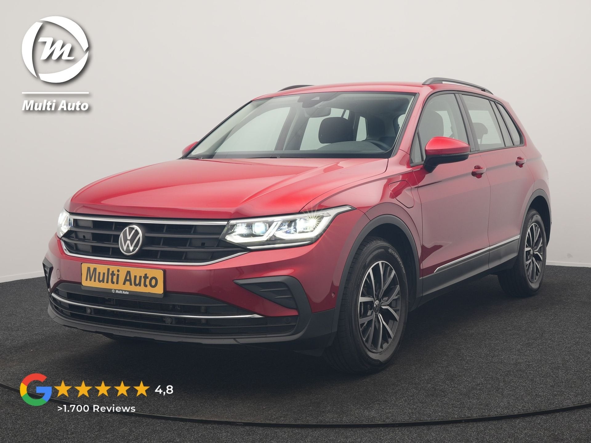 Volkswagen Tiguan 1.4 TSI eHybrid Elegance PHEV 245pk Dealer, Auto's, Volkswagen, 1716 kg, Stof, Zwart, 4 cilinders