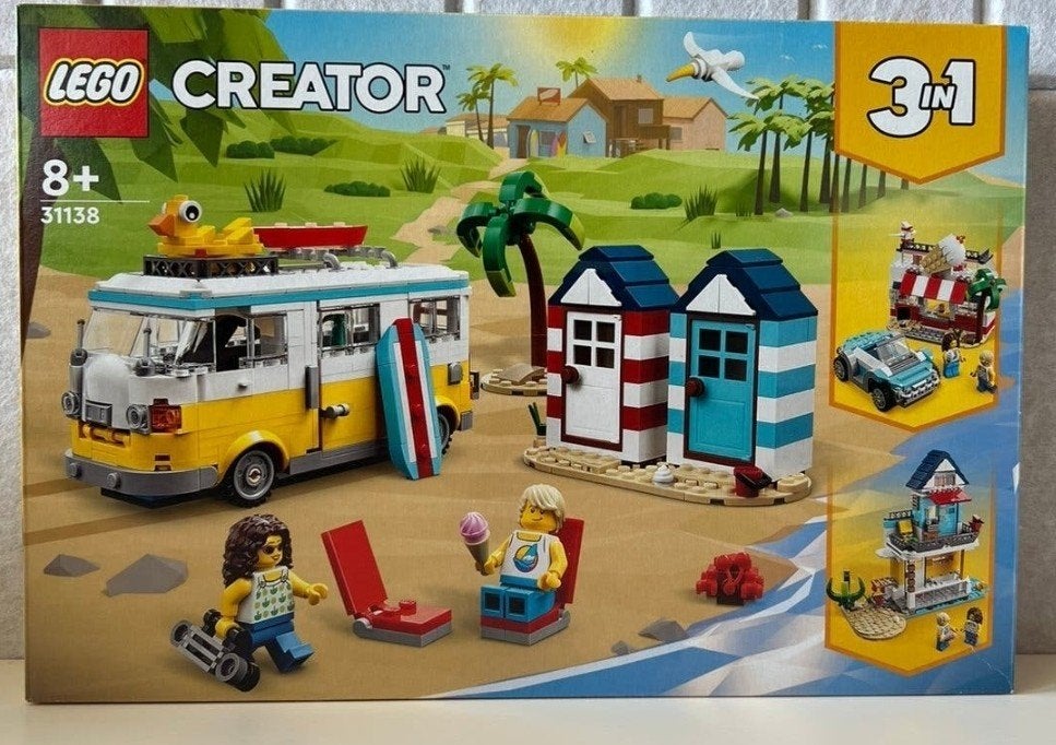 LEGO Creator 31138 Strandcamper 3-in-1, Ophalen of Verzenden, Zo goed als nieuw