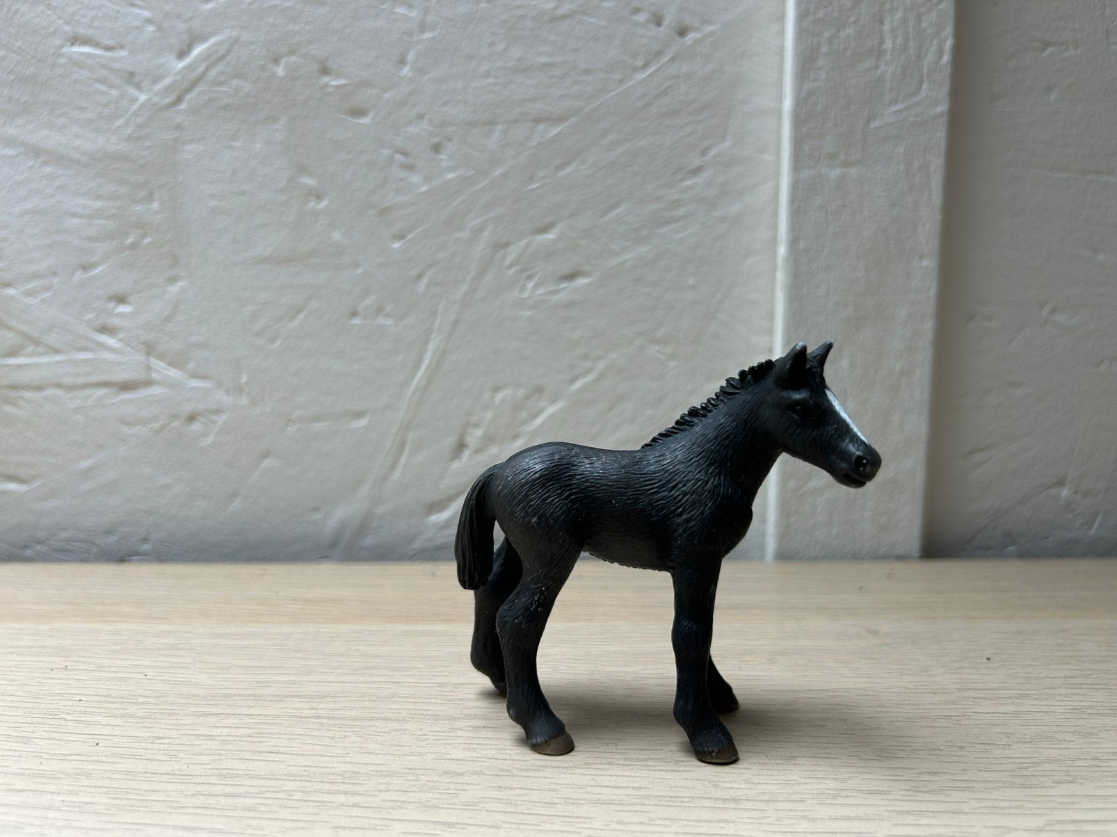 Schleich percheron veulen, Ophalen of Verzenden, Zo goed als nieuw, Paard, Beeldje of Figuurtje
