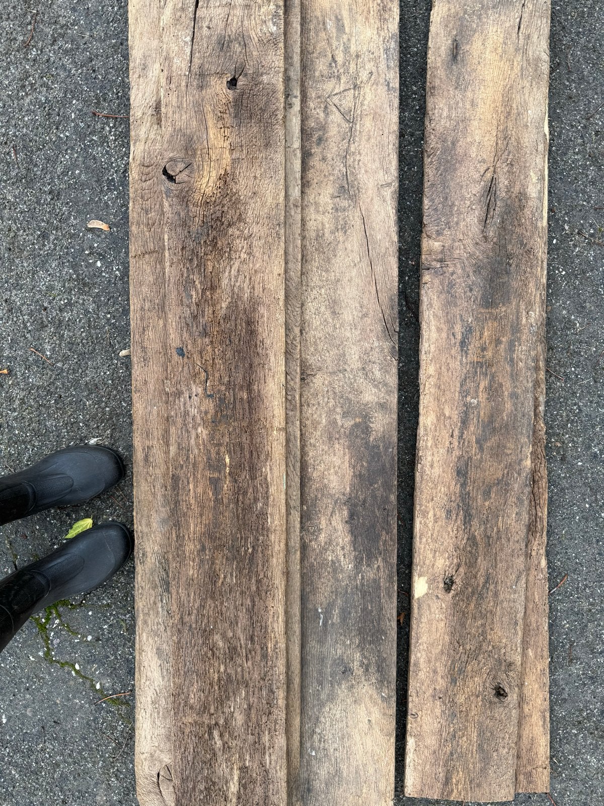 8 gebruikte originele eiken planken van 20x150 cm, Ophalen, Gebruikt, Minder dan 200 cm, Plank