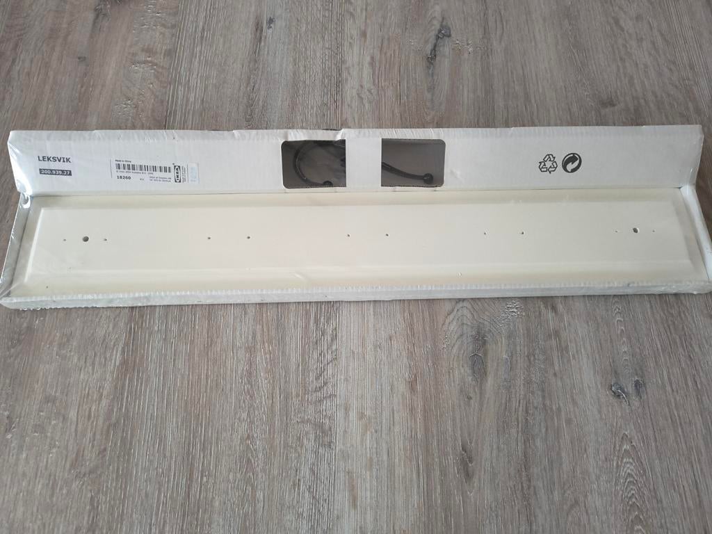 Ikea Leksvik kapstok crèmewit, nieuw, Wandkapstok, Nieuw, Ophalen of Verzenden, Minder dan 100 cm