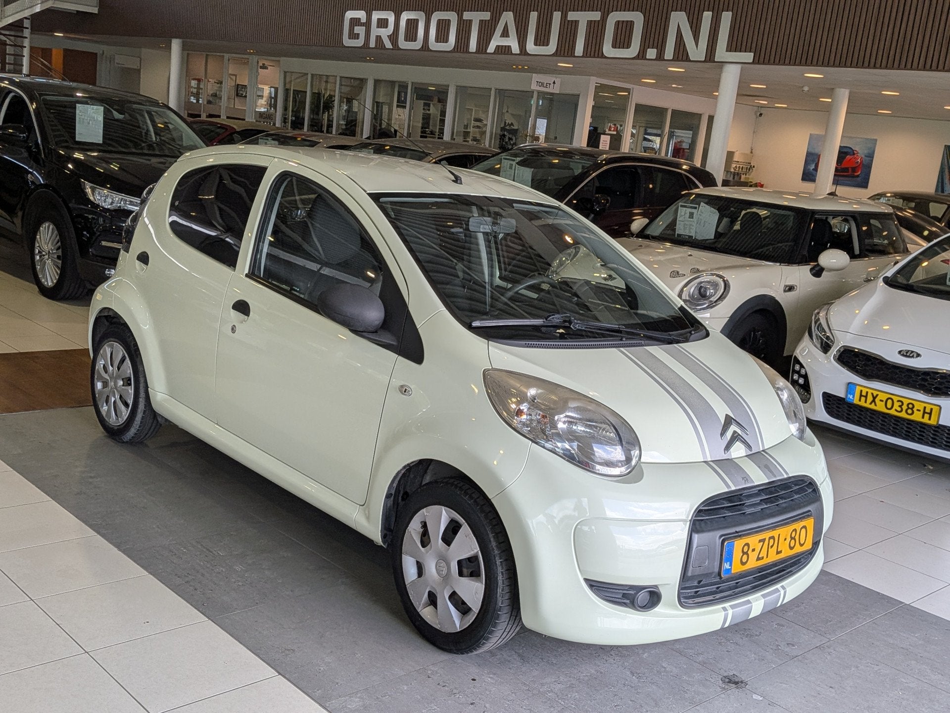 Citroën C1 1.0-12V Selection 5 Deurs, Stuurbekrachtiging, Voorwielaandrijving, Euro 5, Stof, Gebruikt