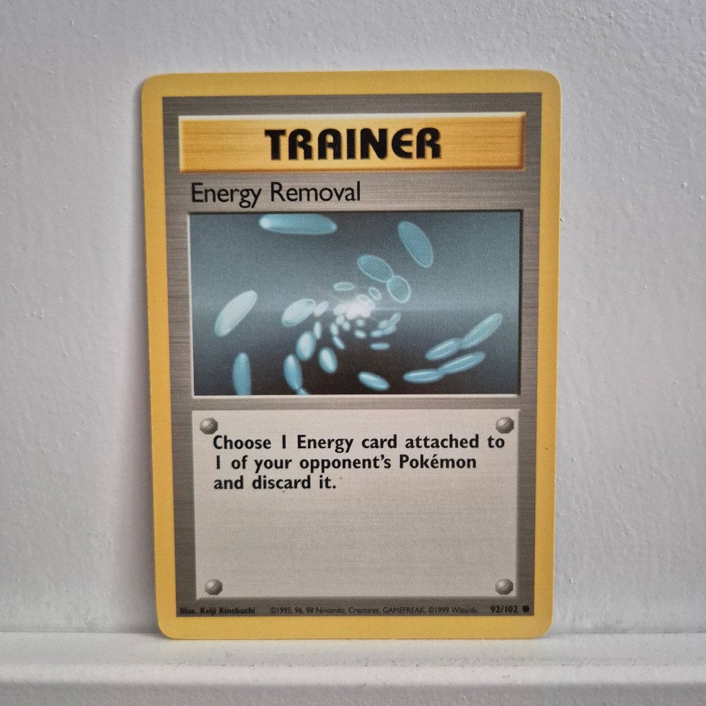 Energy Removal BS 92/102 - Pokémon, Ophalen of Verzenden, Nieuw, Losse kaart