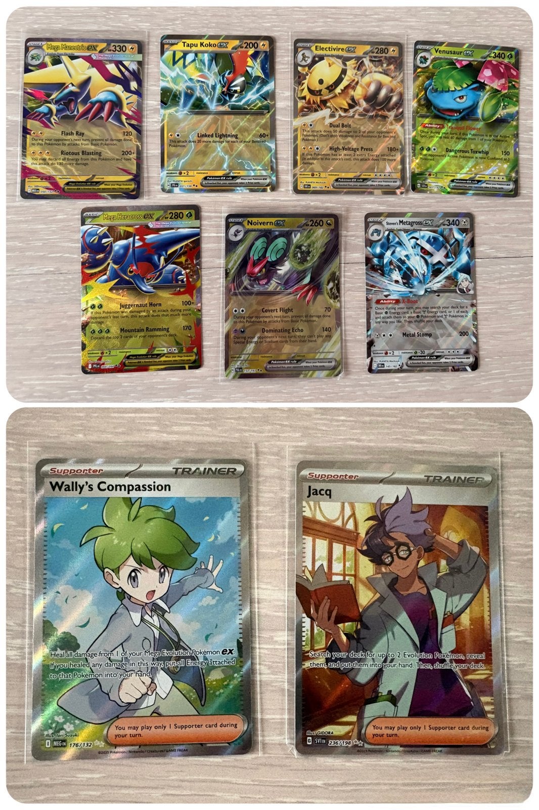 Pokémon collectie 339 kaarten + Binder | EX, Full Art & Holo, Ophalen of Verzenden, Zo goed als nieuw, Meerdere kaarten