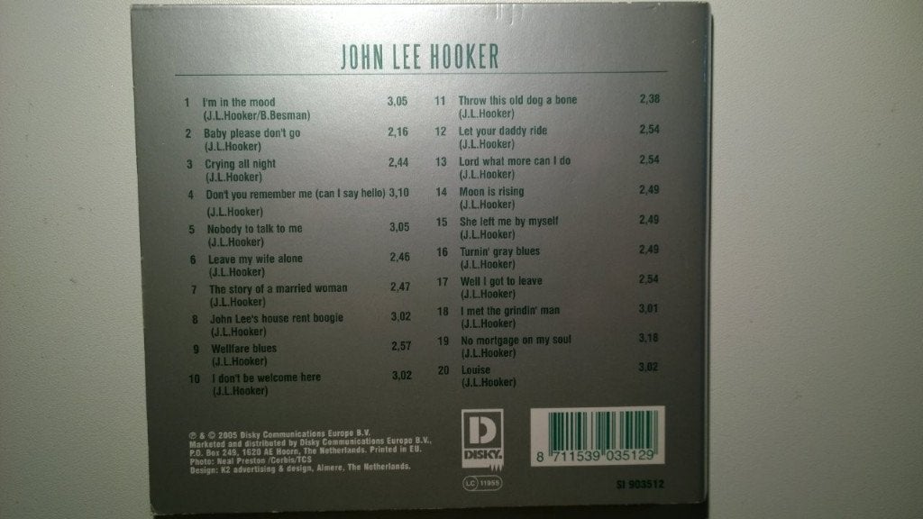 John Lee Hooker - John Lee Hooker, Ophalen of Verzenden, 1980 tot heden, Zo goed als nieuw, Blues
