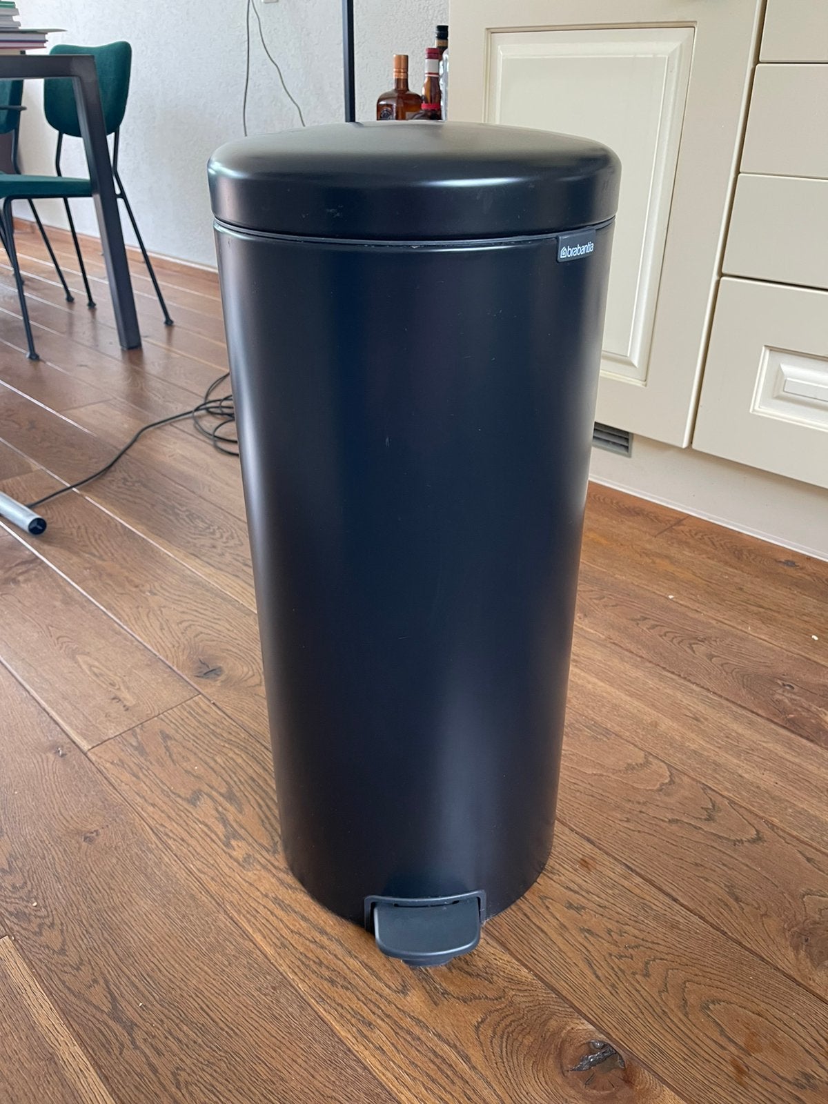 Brabantia NewIcon pedaalemmer 30L zwart, Ophalen, 50 – 75, Gebruikt, Met pedaal