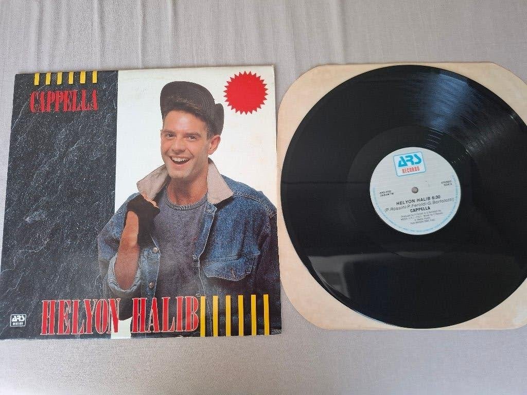 Capella/ Helyon Halib 1988 italo house 12 inch, Gebruikt, Dance en House, 12 inch, Inclusief binnenhoes