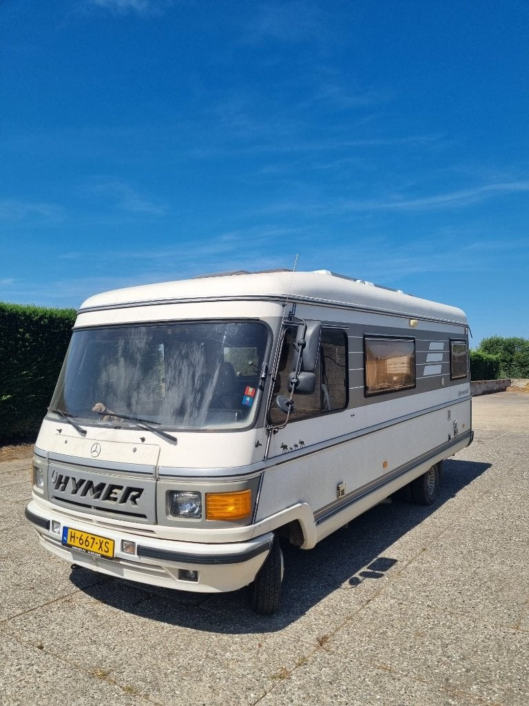 Hymer S680 Mercedes-Benz - Ruime en comfortabele camper, Integraal, Chemisch toilet, Reservewiel, Particulier