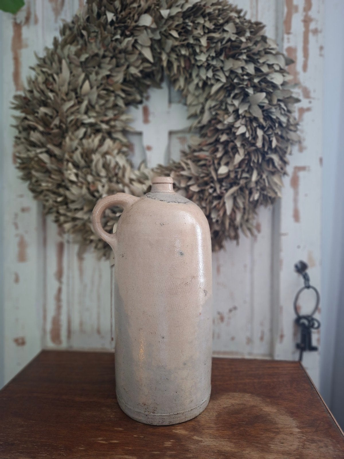 Brocante vintage oude greskan antiek steengoed, Ophalen
