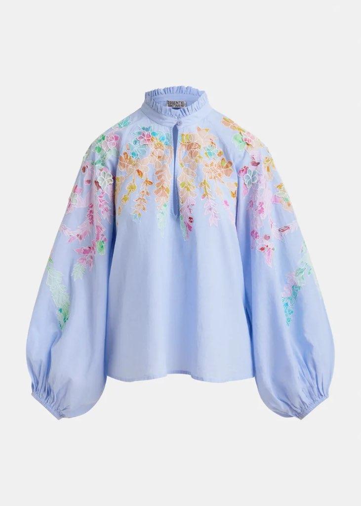 Essentiel Antwerp - blouse maat 38, Maat 38/40 (M), Blauw, Ophalen of Verzenden, Zo goed als nieuw