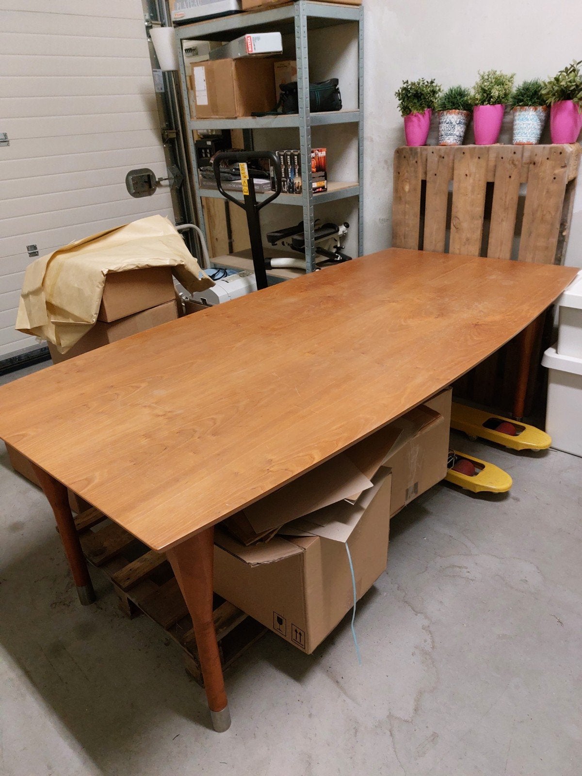 Grote ovalen tafel gratis ophalen, Ophalen, Gebruikt, 100 tot 150 cm, 200 cm of meer