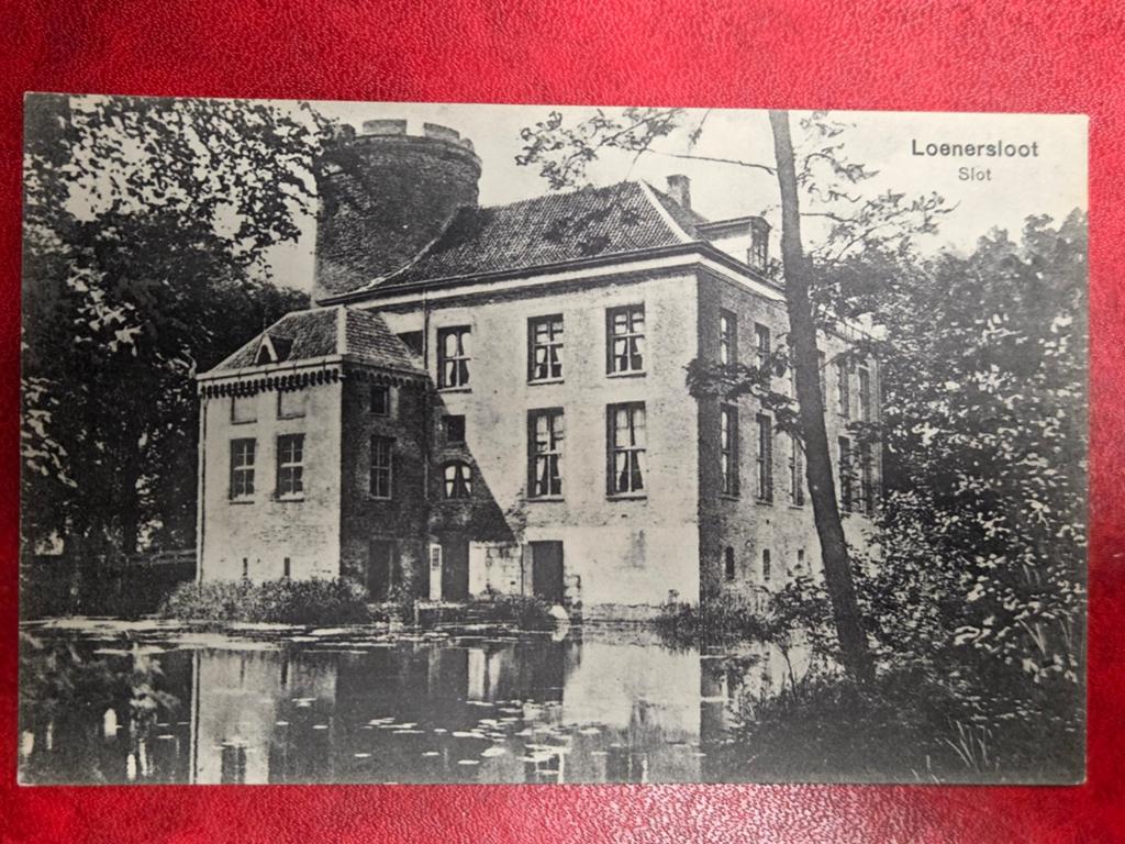 Loenersloot bij Baambrugge Loenen aan de Vecht Slot, Verzamelen, Ophalen of Verzenden, Voor 1920, Utrecht