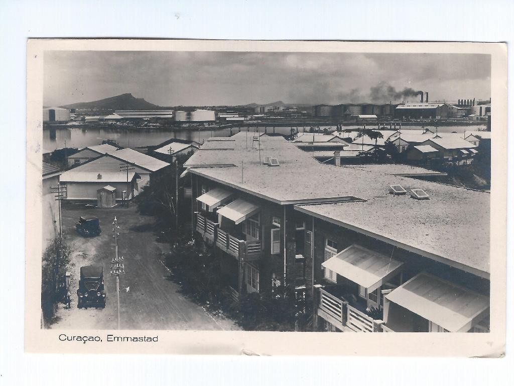 Curacao  Emmastad  Fotokaart  Zwart-Wit, Verzenden, 1920 tot 1940, Gelopen, Buiten Europa